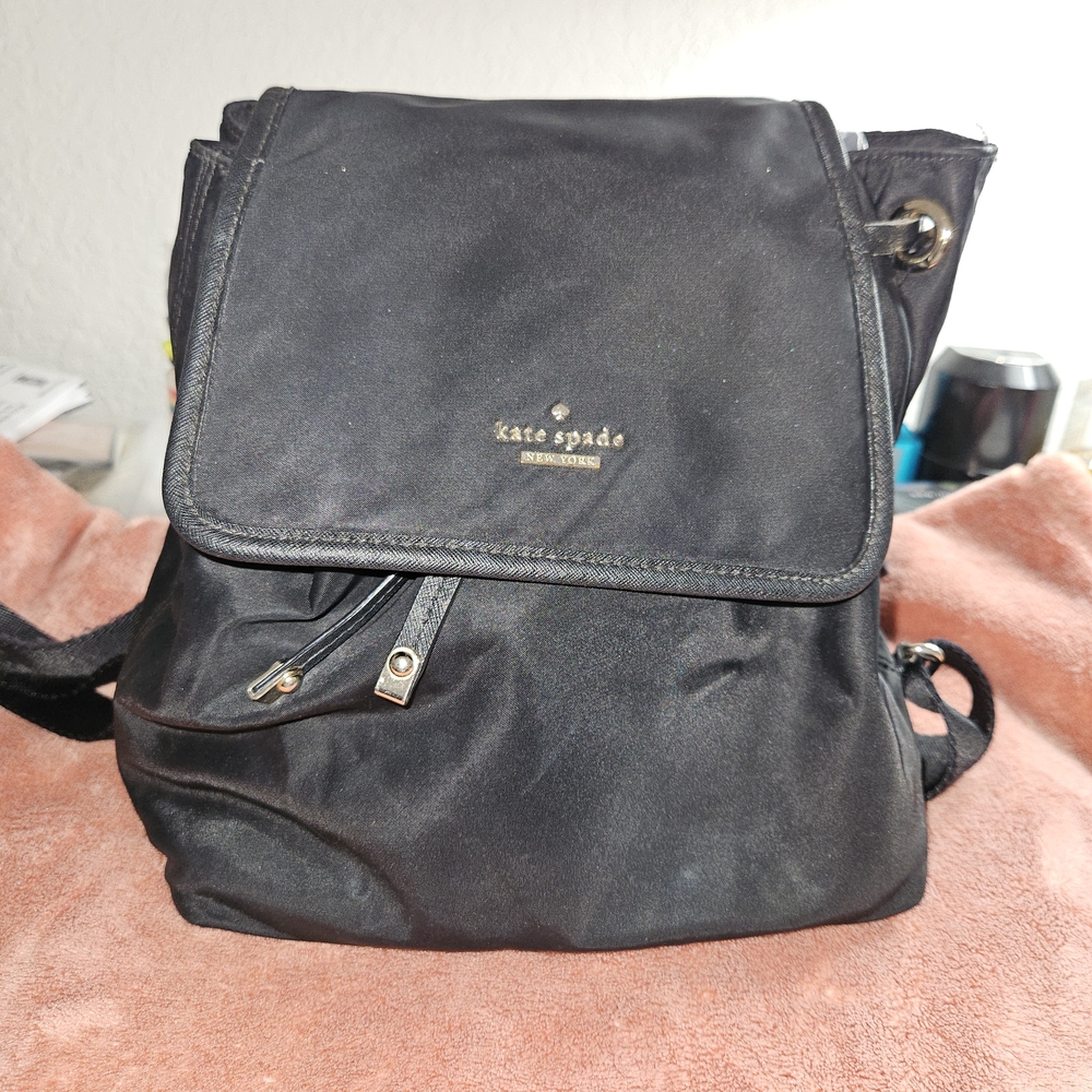 Kate Spade Black Backpack